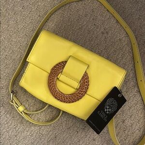 Vince Camuto Yellow Crossbody Bag